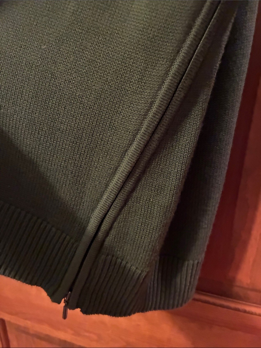 J. Jill Forest Green Open-Front Cardigan - Picture 3 of 6